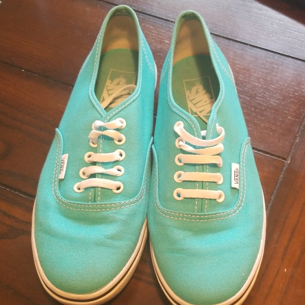 Van's seafoam green unisex shoes